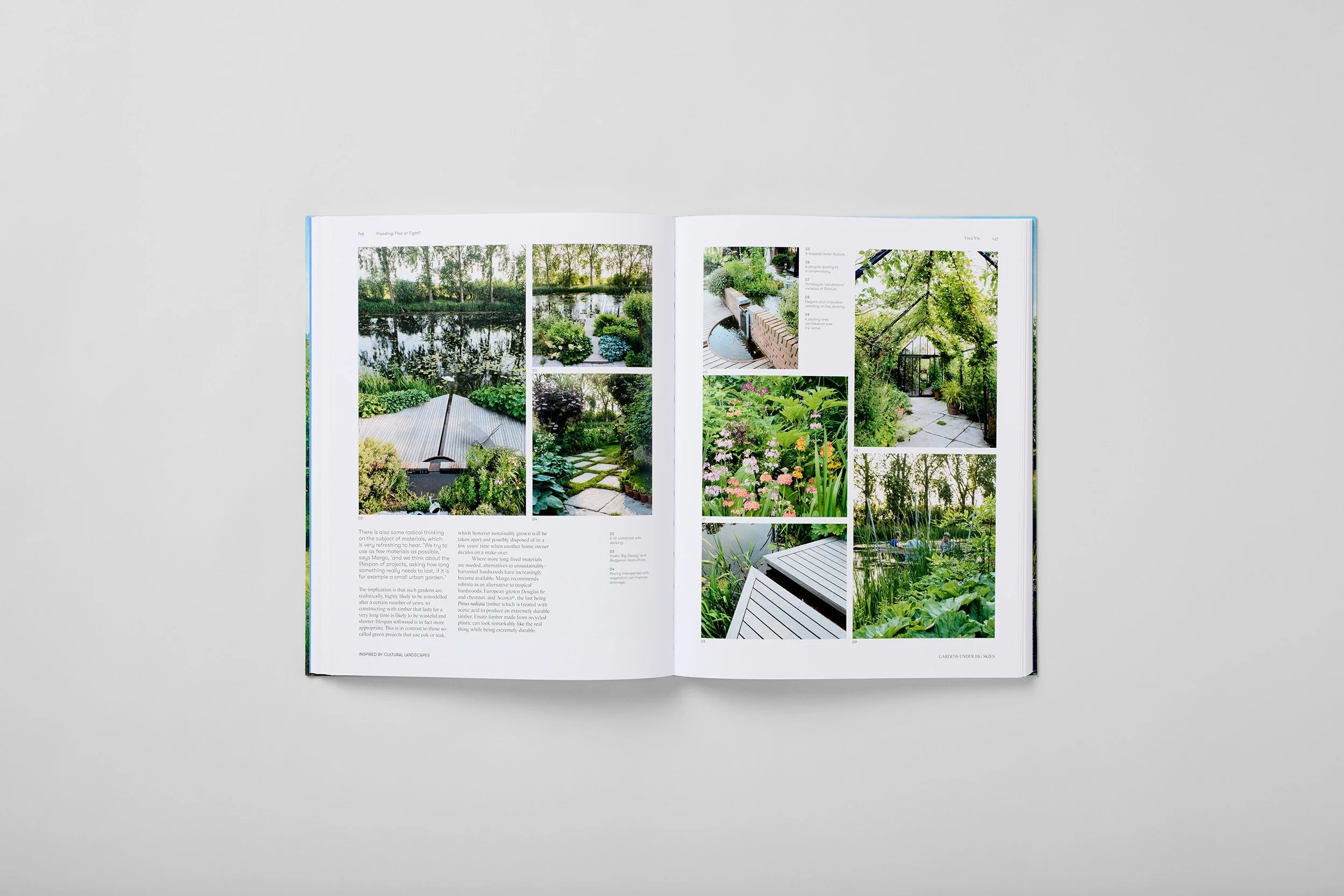 Interior spread from Gardens Under Big Skies, photograph 1 of 4