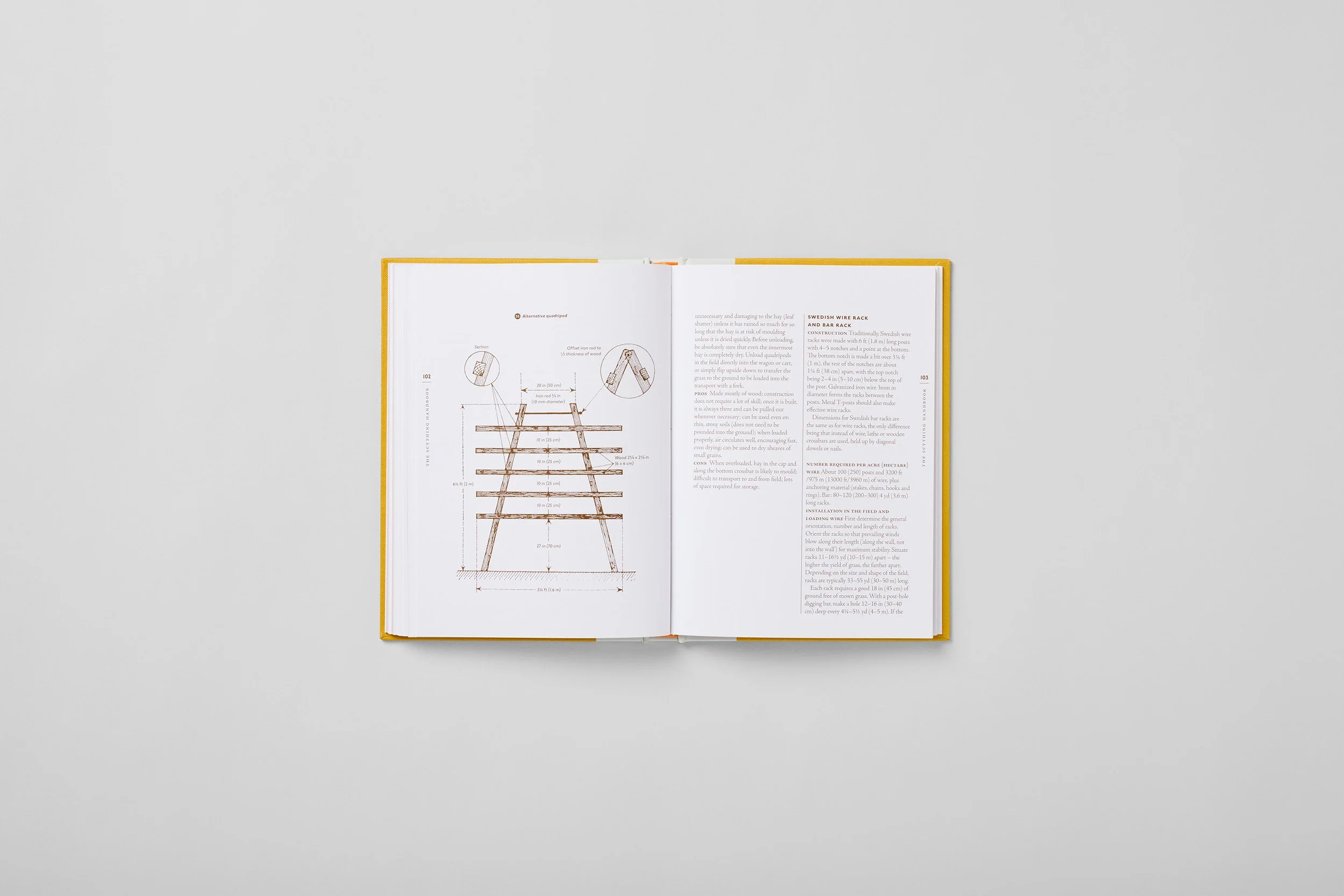 Interior spread from The Scything Handbook, photograph 5 of 6