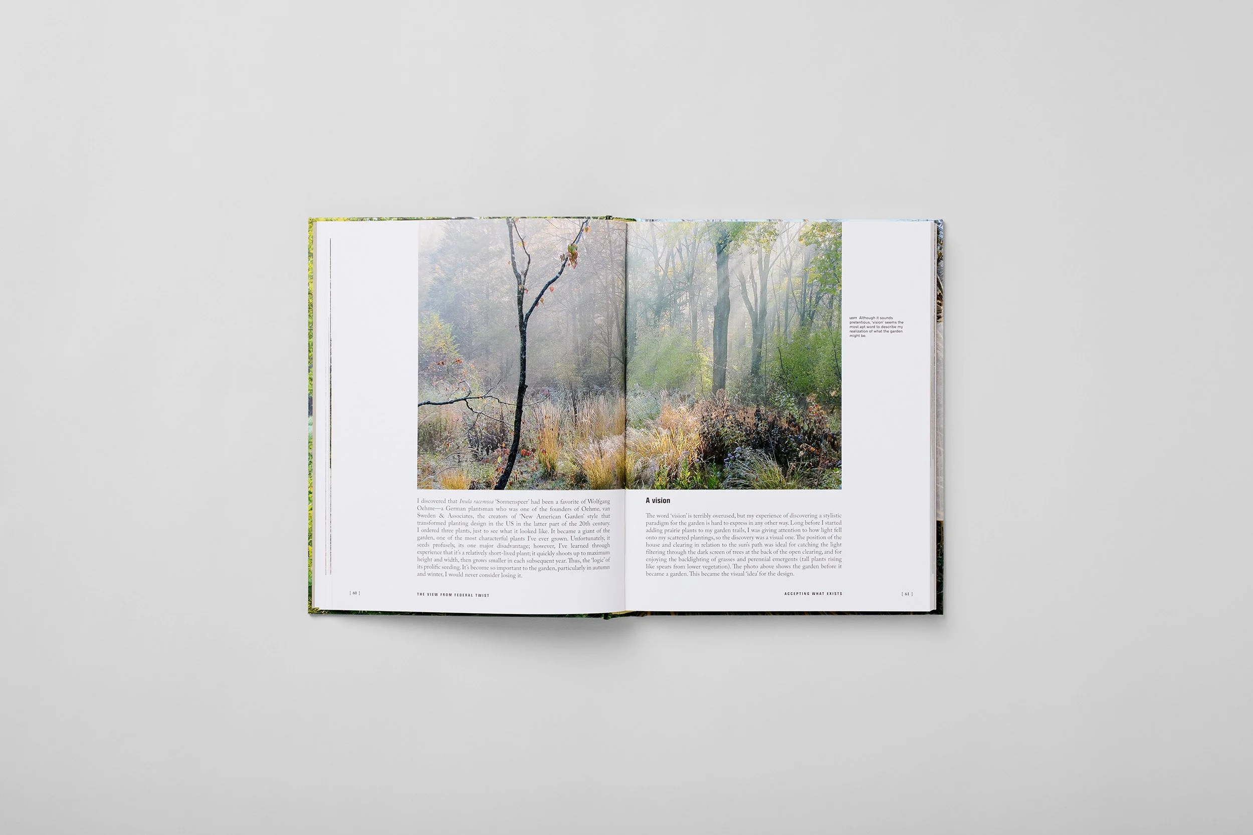Interior spread from The View from Federal Twist, photograph 1 of 6